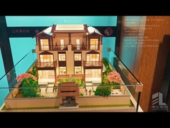 Dynamic proportion model of a single-family villa building