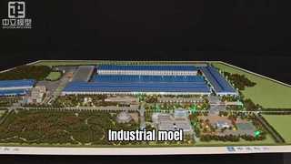 Industrial plant floor plan model