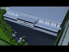 Intelligent Logistics Center Scale Architectural Model AI Powered Automated Storage Sorting System